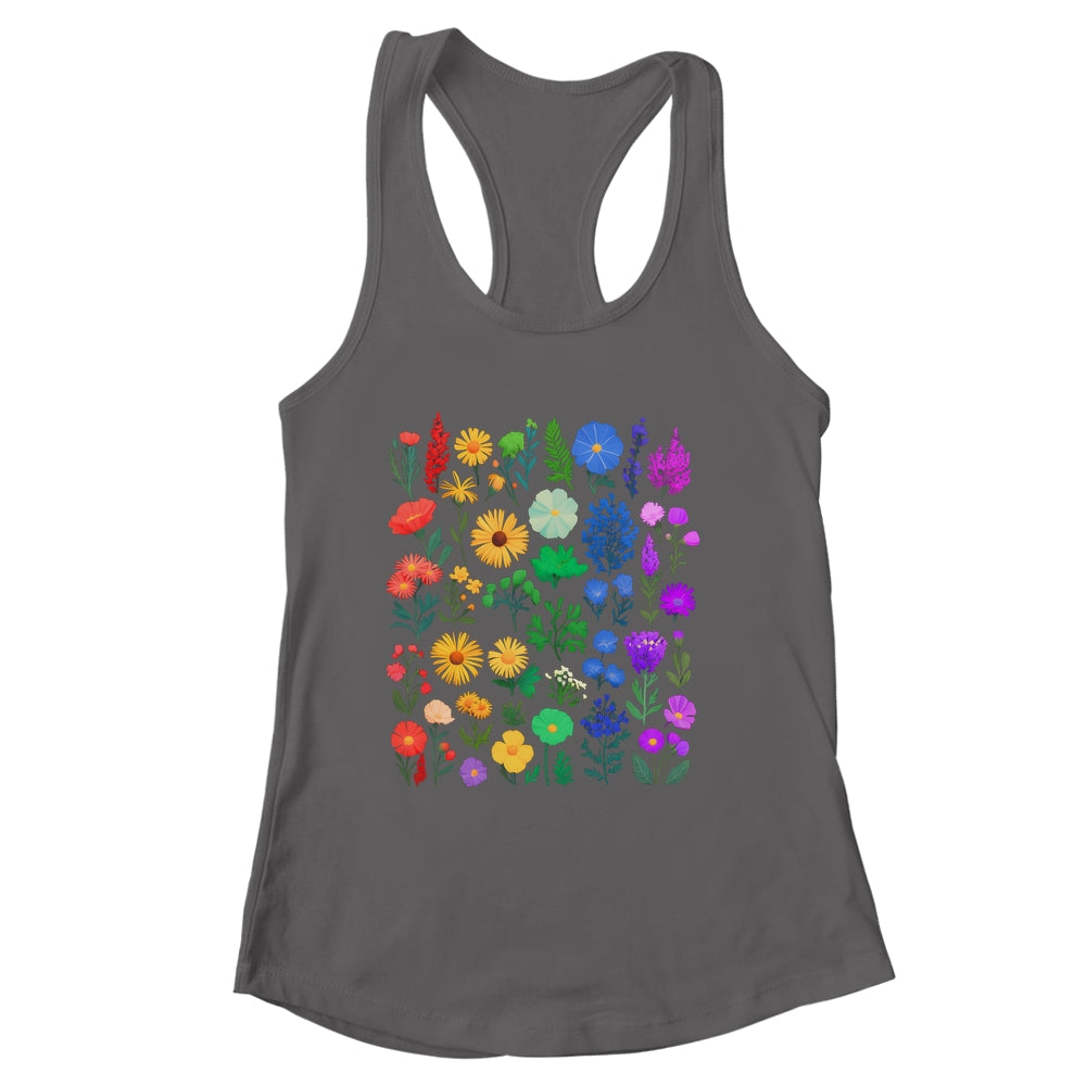 Rainbow Wildflower LGBT Gay Lesbian Pride Month LGBTQ Shirt & Tank Top | siriusteestore