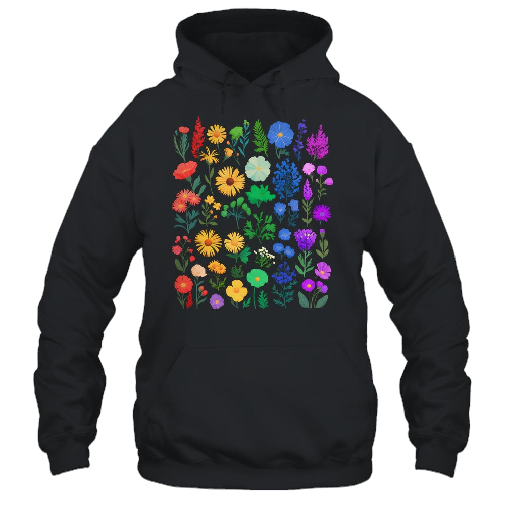 Rainbow Wildflower LGBT Gay Lesbian Pride Month LGBTQ Shirt & Tank Top | siriusteestore