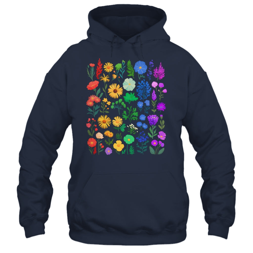 Rainbow Wildflower LGBT Gay Lesbian Pride Month LGBTQ Shirt & Tank Top | siriusteestore