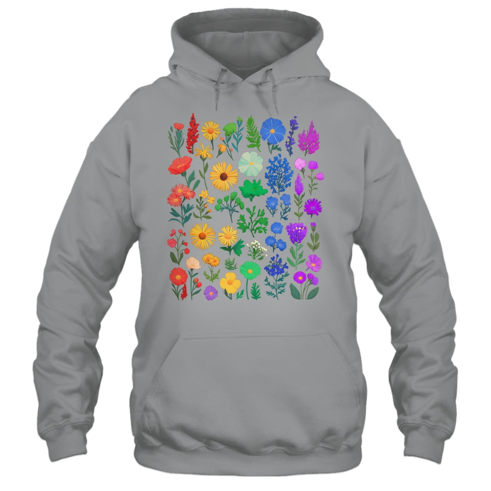 Rainbow Wildflower LGBT Gay Lesbian Pride Month LGBTQ Shirt & Tank Top | siriusteestore