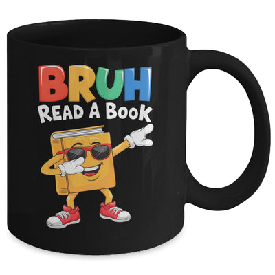 Read A Book BRUH Funny Dabbing Book Teacher Students Reading Mug | siriusteestore