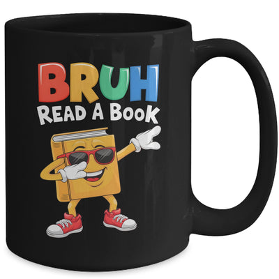 Read A Book BRUH Funny Dabbing Book Teacher Students Reading Mug | siriusteestore
