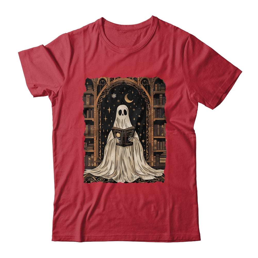 Reading Ghost Library Halloween Librarian Book Lovers Women Shirt & Hoodie | siriusteestore