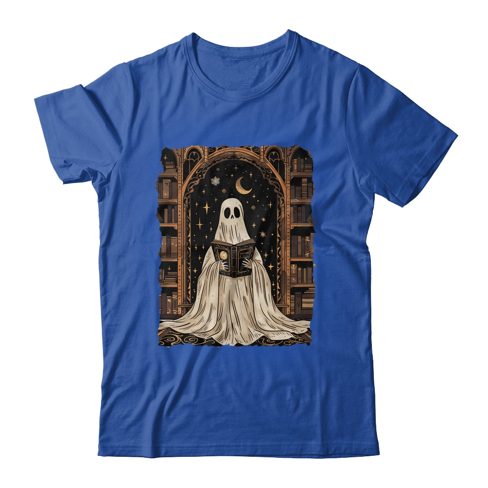 Reading Ghost Library Halloween Librarian Book Lovers Women Shirt & Hoodie | siriusteestore