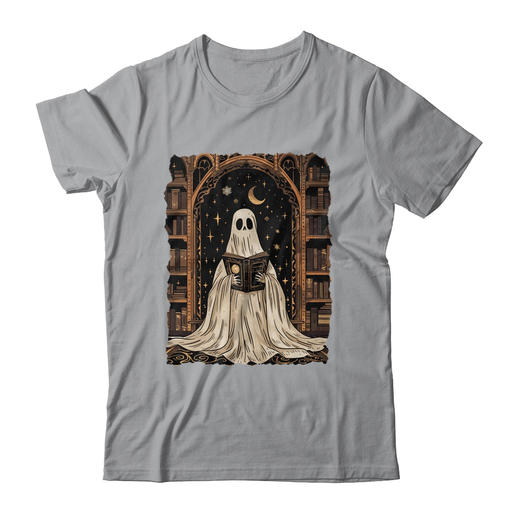 Reading Ghost Library Halloween Librarian Book Lovers Women Shirt & Hoodie | siriusteestore