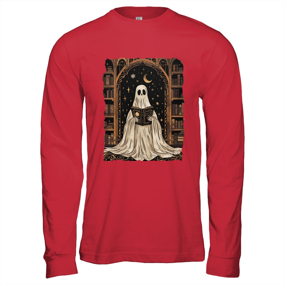 Reading Ghost Library Halloween Librarian Book Lovers Women Shirt & Hoodie | siriusteestore