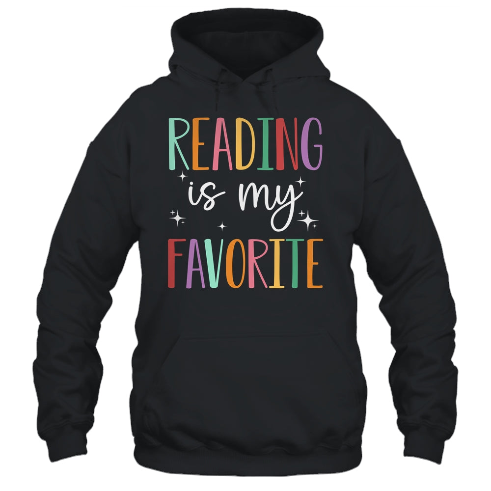 Reading Is My Favorite Teacher Bookworm And Library Worker Shirt & Tank Top | siriusteestore