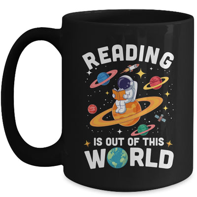 Reading Is Out Of This World Space Funny Books Lover Teacher Mug | siriusteestore