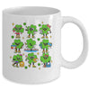 Reading Shamrock St Patricks Day Irish Teacher Women Girl Mug | siriusteestore