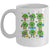 Reading Shamrock St Patricks Day Irish Teacher Women Girl Mug | siriusteestore