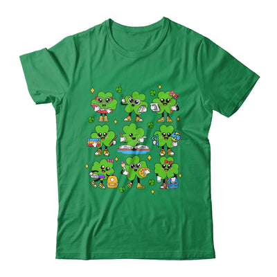 Reading Shamrock St Patricks Day Irish Teacher Women Girl Shirt & Sweatshirt | siriusteestore