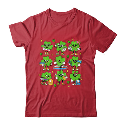 Reading Shamrock St Patricks Day Irish Teacher Women Girl Shirt & Sweatshirt | siriusteestore