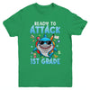 Ready To Attack 1st Grade Shark First Day Of School Boys Youth Shirt | siriusteestore