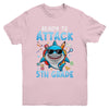 Ready To Attack 5th Grade Shark First Day Of School Boys Youth Shirt | siriusteestore