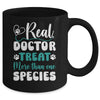 Real Doctors Treat More Than One Species Veterinarian Vet Mug | siriusteestore