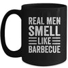 Real Men Smell Like Barbecue Funny BBQ Grill Dad Grandpa Men Mug | siriusteestore