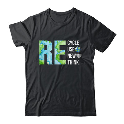 Recycle Reuse Renew Rethink Activism Earth Day Shirt & Tank Top | siriusteestore