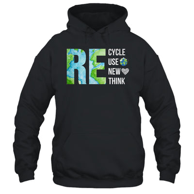 Recycle Reuse Renew Rethink Activism Earth Day Shirt & Tank Top | siriusteestore