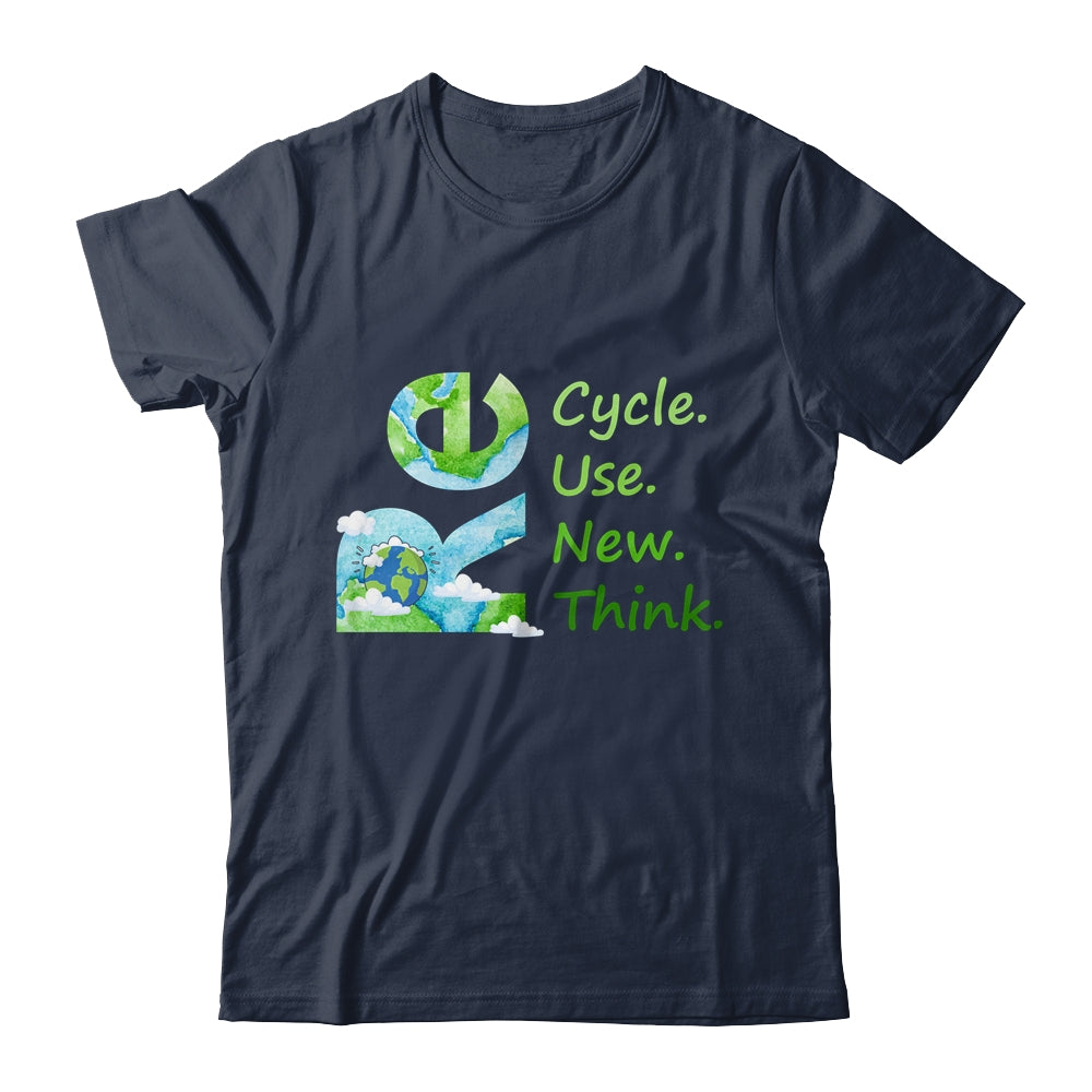 Recycle Reuse Renew Rethink Earth Day Environmental Activism Shirt & Tank Top | siriusteestore