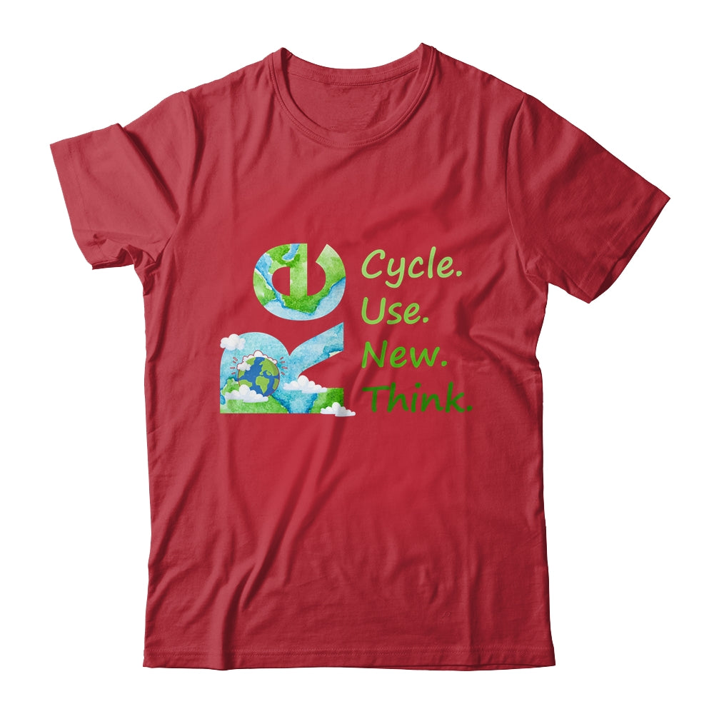 Recycle Reuse Renew Rethink Earth Day Environmental Activism Shirt & Tank Top | siriusteestore