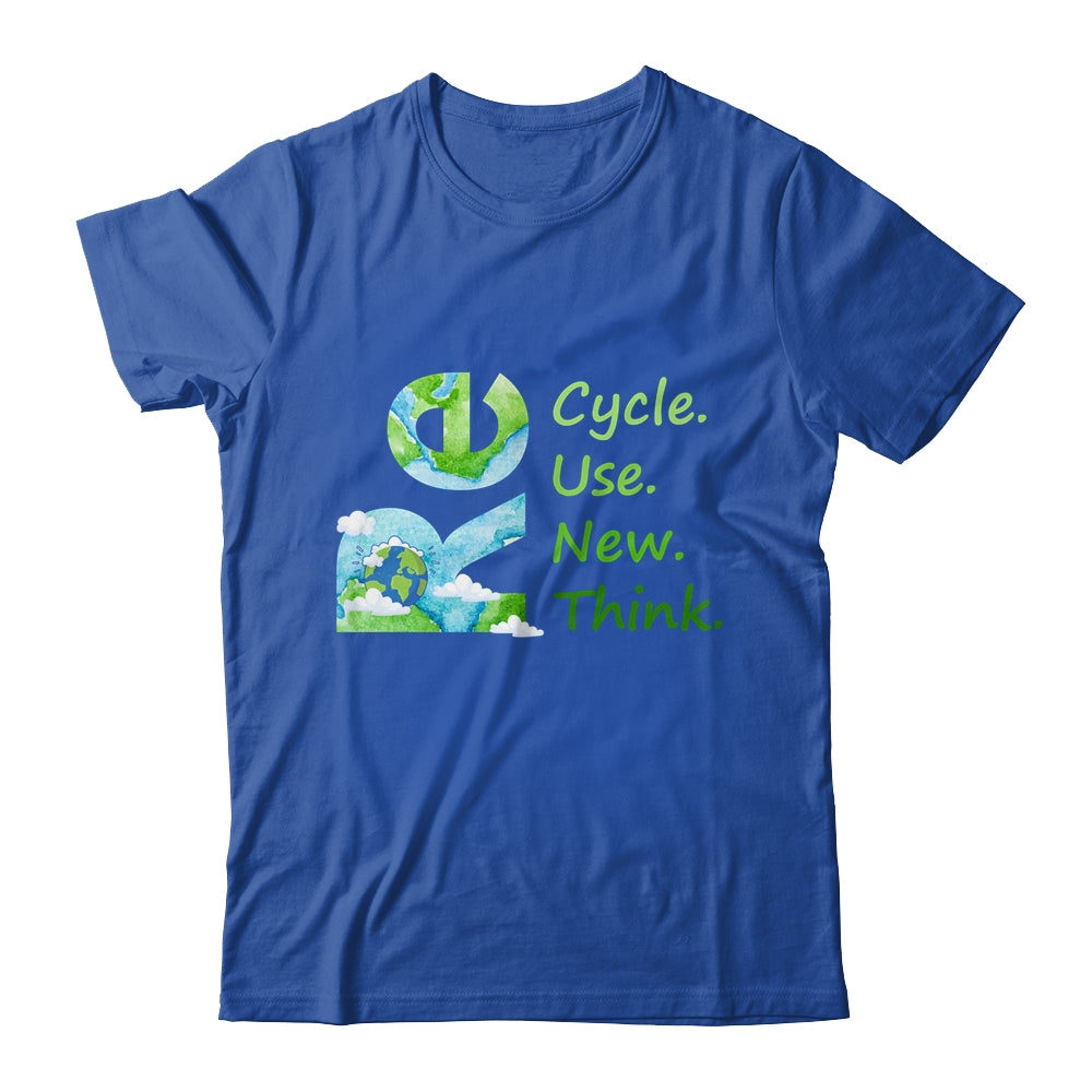 Recycle Reuse Renew Rethink Earth Day Environmental Activism Shirt & Tank Top | siriusteestore