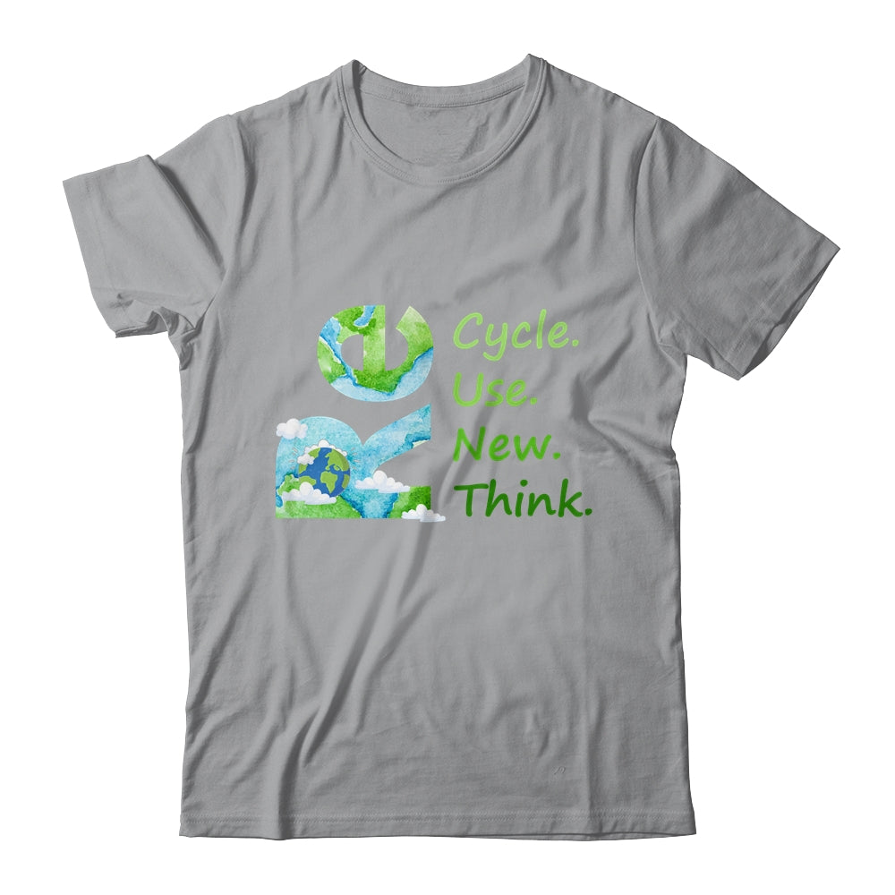 Recycle Reuse Renew Rethink Earth Day Environmental Activism Shirt & Tank Top | siriusteestore