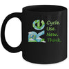 Recycle Reuse Renew Rethink Earth Day Environmental Activism Mug | siriusteestore
