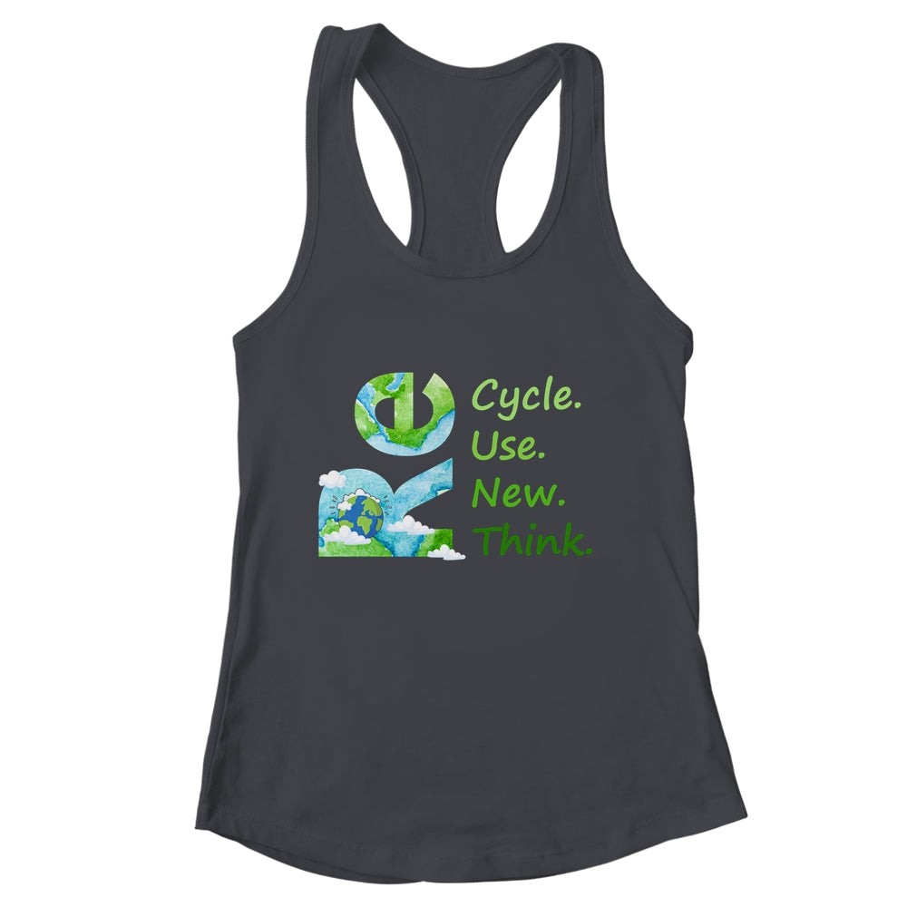 Recycle Reuse Renew Rethink Earth Day Environmental Activism Shirt & Tank Top | siriusteestore