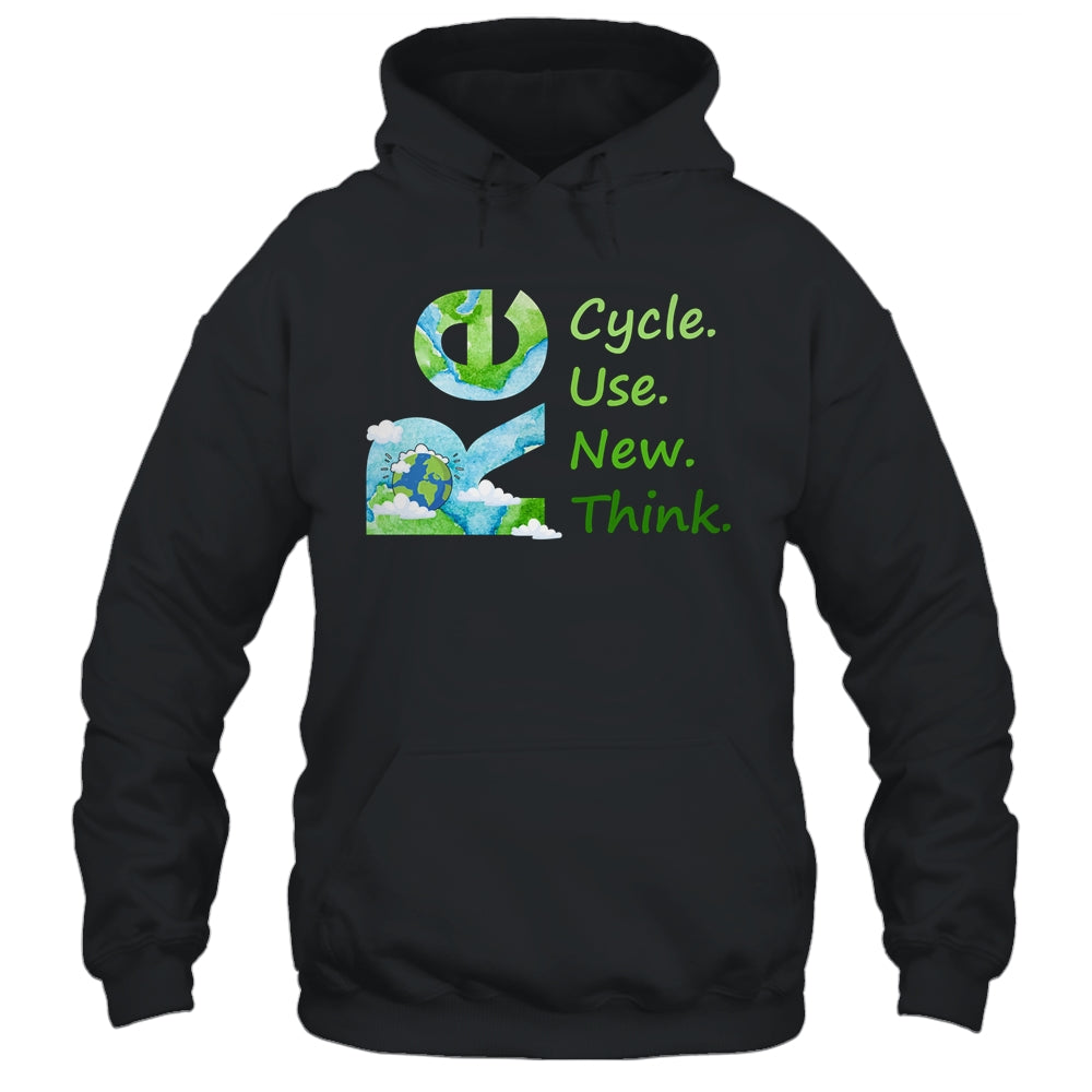 Recycle Reuse Renew Rethink Earth Day Environmental Activism Shirt & Tank Top | siriusteestore