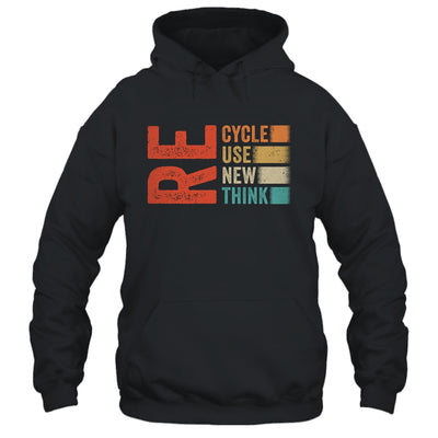 Recycle Reuse Renew Rethink Earth Day Retro Shirt & Tank Top | siriusteestore