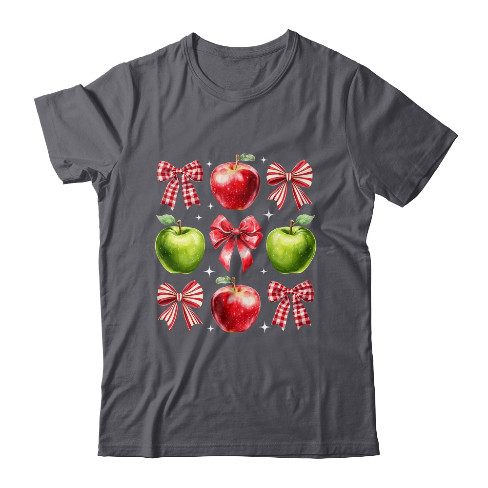 Red Coquette Bows Apple Picking Crew Apple Picking Season Shirt & Hoodie | siriusteestore