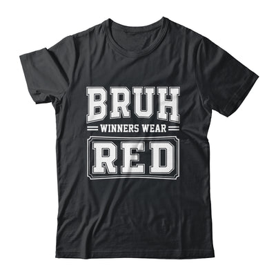 Red Field Day Team Spirit Bruh Winners Wear Red Shirt & Hoodie | siriusteestore