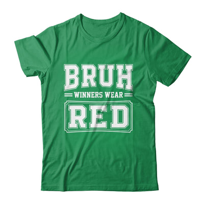 Red Field Day Team Spirit Bruh Winners Wear Red Shirt & Hoodie | siriusteestore