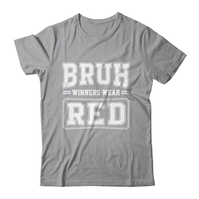 Red Field Day Team Spirit Bruh Winners Wear Red Shirt & Hoodie | siriusteestore