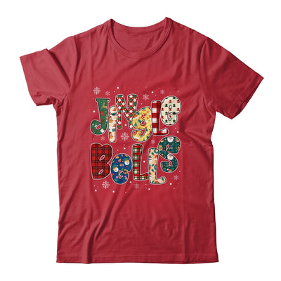 Red Plaid Jingle Bells Christmas Matching Family Men Women Shirt & Sweatshirt | siriusteestore