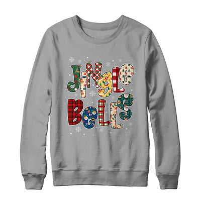 Red Plaid Jingle Bells Christmas Matching Family Men Women Shirt & Sweatshirt | siriusteestore