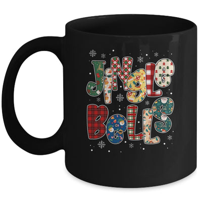 Red Plaid Jingle Bells Christmas Matching Family Men Women Mug | siriusteestore