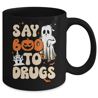 Red Ribbon Week Awareness Say Boo To Drugs Mug | siriusteestore