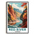 Red River Gorge Travel Poster Vintage Autumn Scenery Souvenir Wall Art Landscape Print Painting Picture For Home Room Living Room Office Bedroom Decor Unframed | siriusteestore