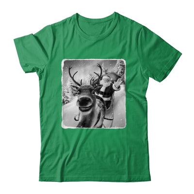 Reindeer Selfie Funny Christmas Santa Claus Xmas Shirt & Sweatshirt | siriusteestore