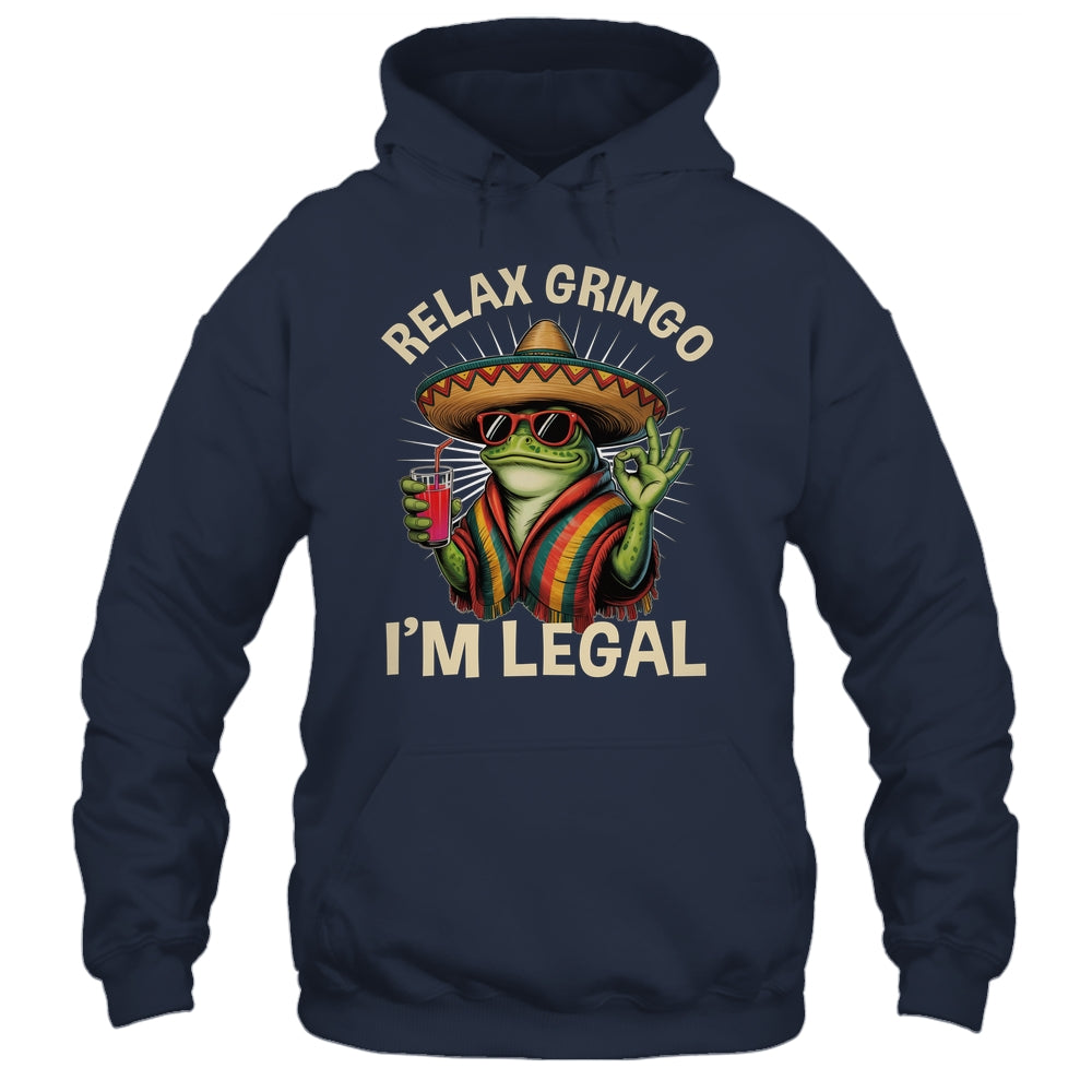 Relax Gringo I'm Legal Mexican Lizard Funny Immigration Shirt & Tank Top | siriusteestore