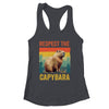 Respect The Capybara Art For Men Women Kids Rodent Animal Shirt & Tank Top | siriusteestore