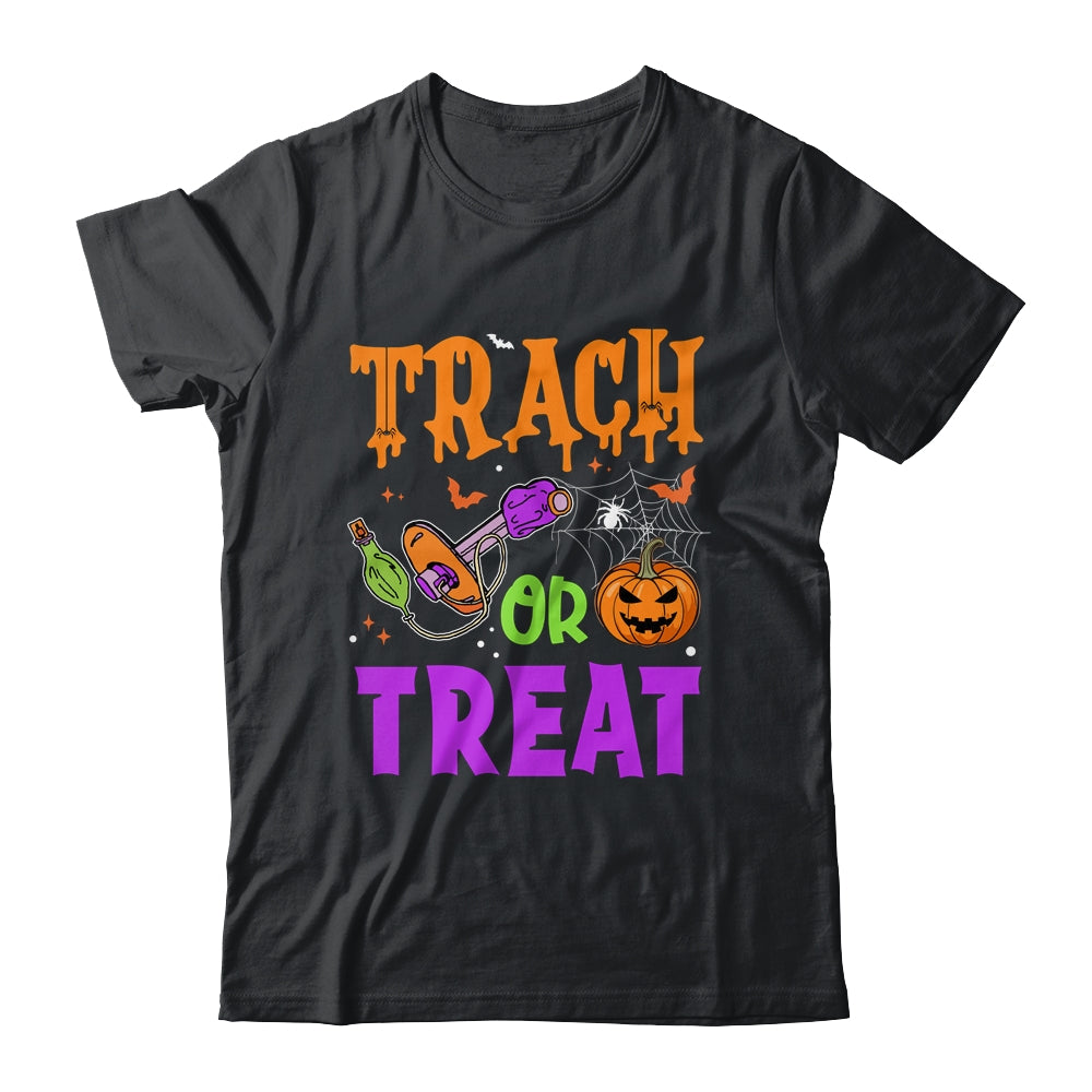Respiratory Therapist Trach Or Treat ICU RN Halloween Nurse Shirt & Hoodie | siriusteestore