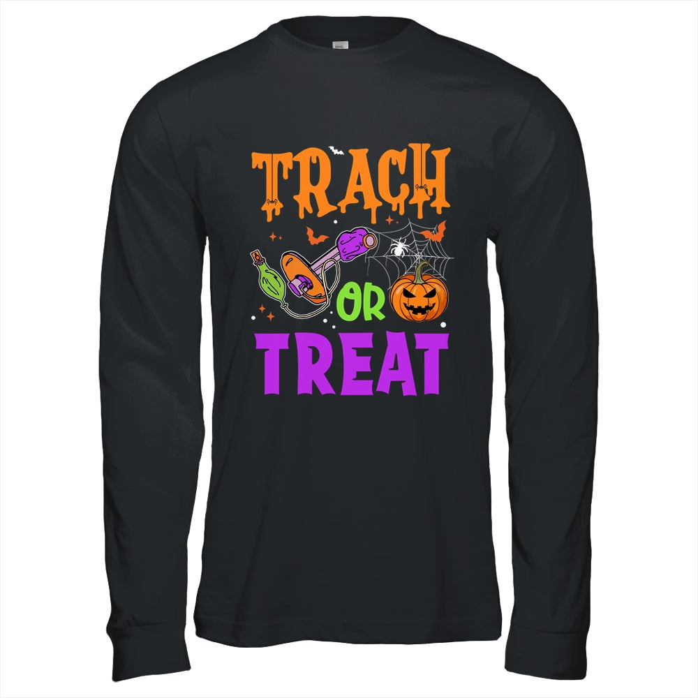 Respiratory Therapist Trach Or Treat ICU RN Halloween Nurse Shirt & Hoodie | siriusteestore