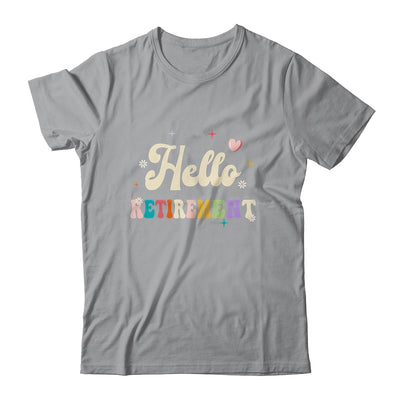 Retired 2024 Funny Hello Retirement For Women Groovy Shirt & Tank Top | siriusteestore