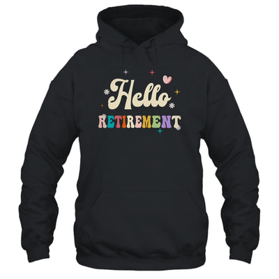 Retired 2024 Funny Hello Retirement For Women Groovy Shirt & Tank Top | siriusteestore