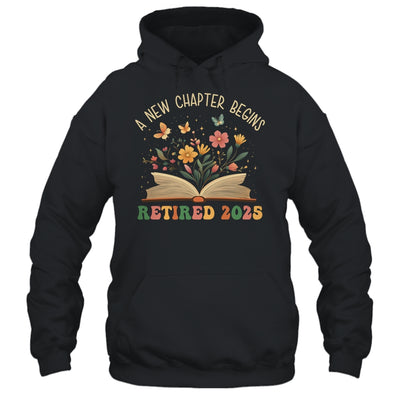 Retired 2025 A New Chapter Begins Retirement Teacher Women Shirt & Tank Top | siriusteestore