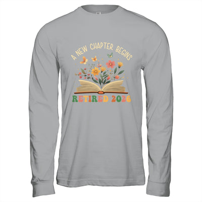 Retired 2026 A New Chapter Begins Retirement Teacher Women Shirt & Hoodie | siriusteestore