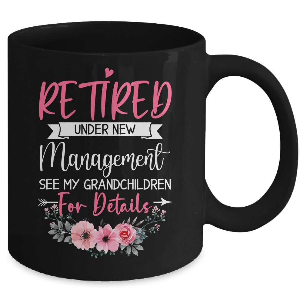 Retired Grandma Funny Retirement Retiring Mama Mug | siriusteestore