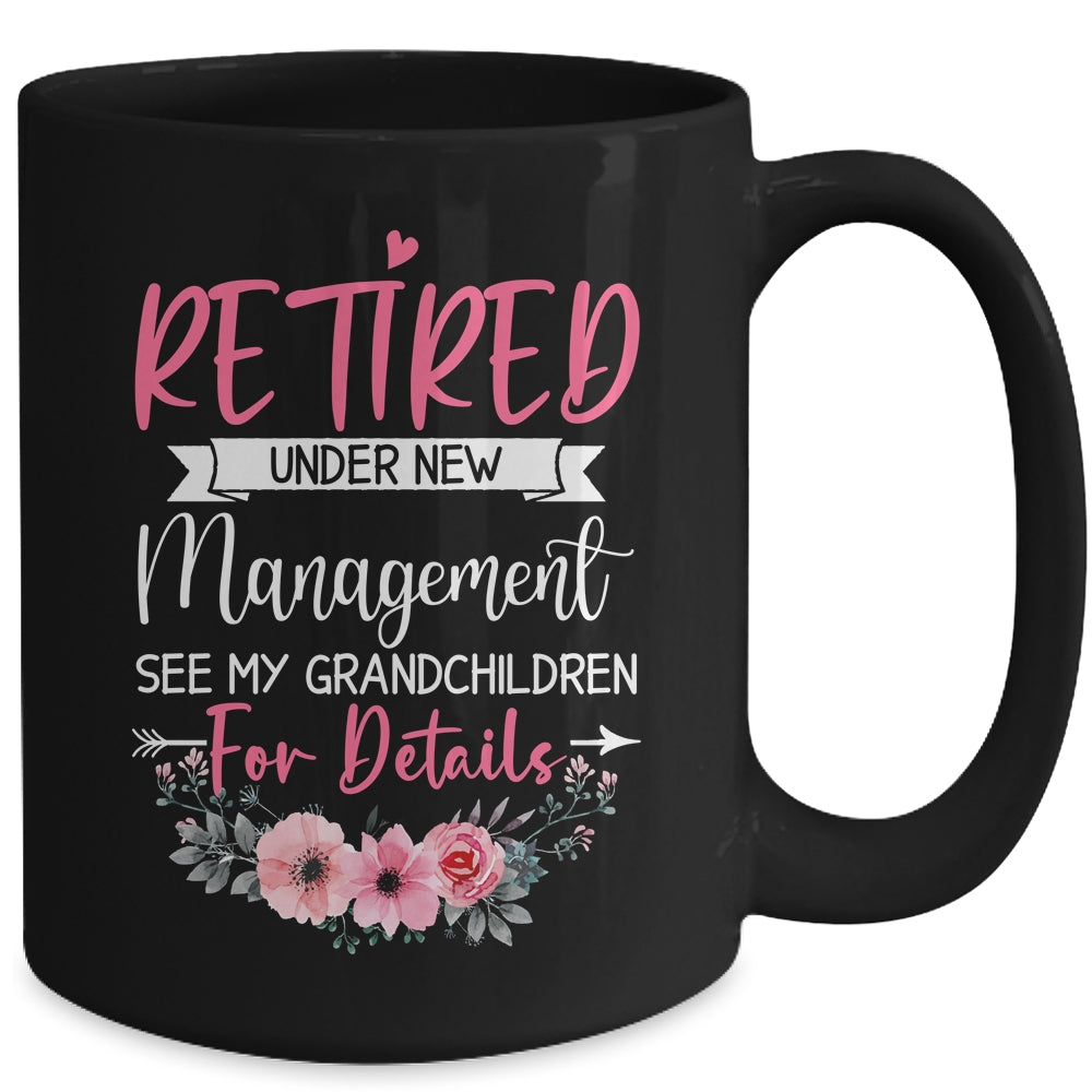 Retired Grandma Funny Retirement Retiring Mama Mug | siriusteestore
